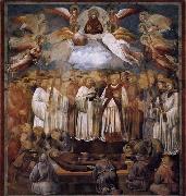 GIOTTO di Bondone Death and Ascension of St Francis oil on canvas